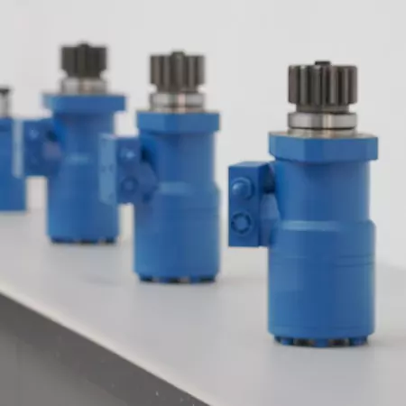Oscillating Hydraulic Motor pẹlu Slide Valve